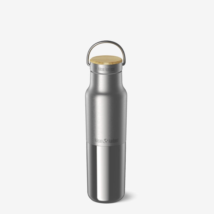 12oz Reflect Insulated Bottle – Bamboo Cap, Recycled Steel