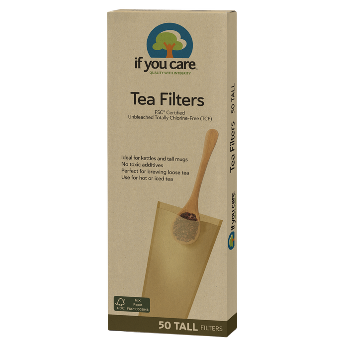 FSC Certified Unbleached Tea Filters – Tall