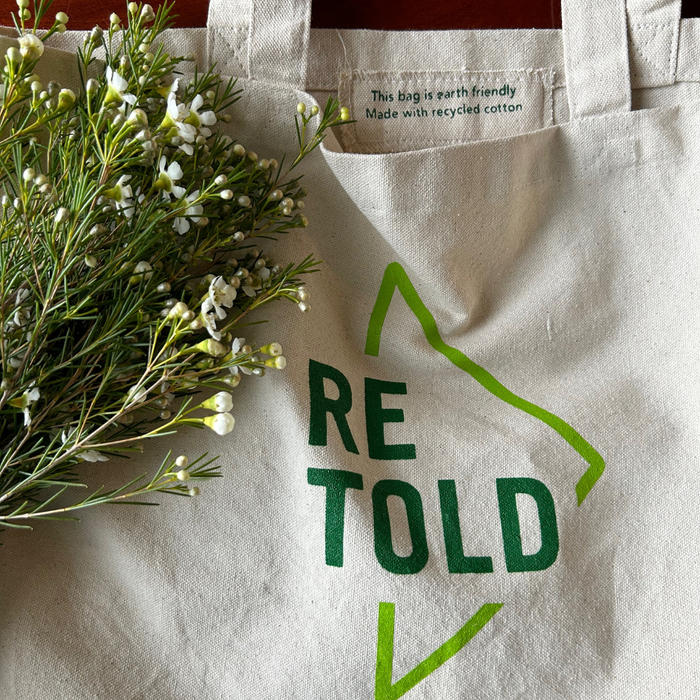 Reusable Recycled Cotton Tote Bag – Eco-Friendly & Durable