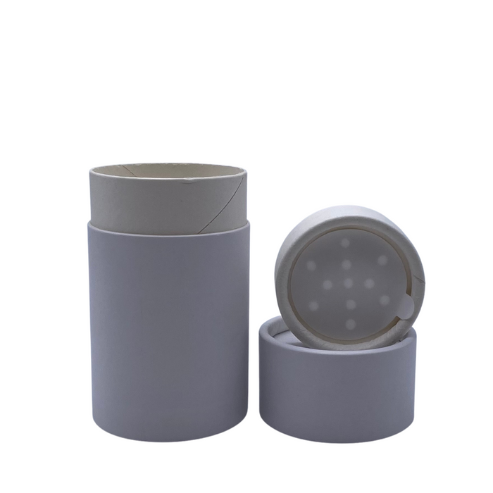 2oz Kraft Paper Shaker Tube (60g) – Plastic-Free & Compostable