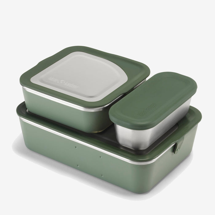 Reusable Stainless Steel Leakproof Food Container Set