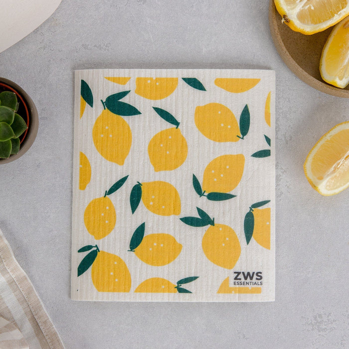 Swedish Dish Cloth – Cellulose Sponge Cloth Replaces 17 Rolls of Paper Towels | Compostable, Plastic-Free & Reusable Kitchen Essential