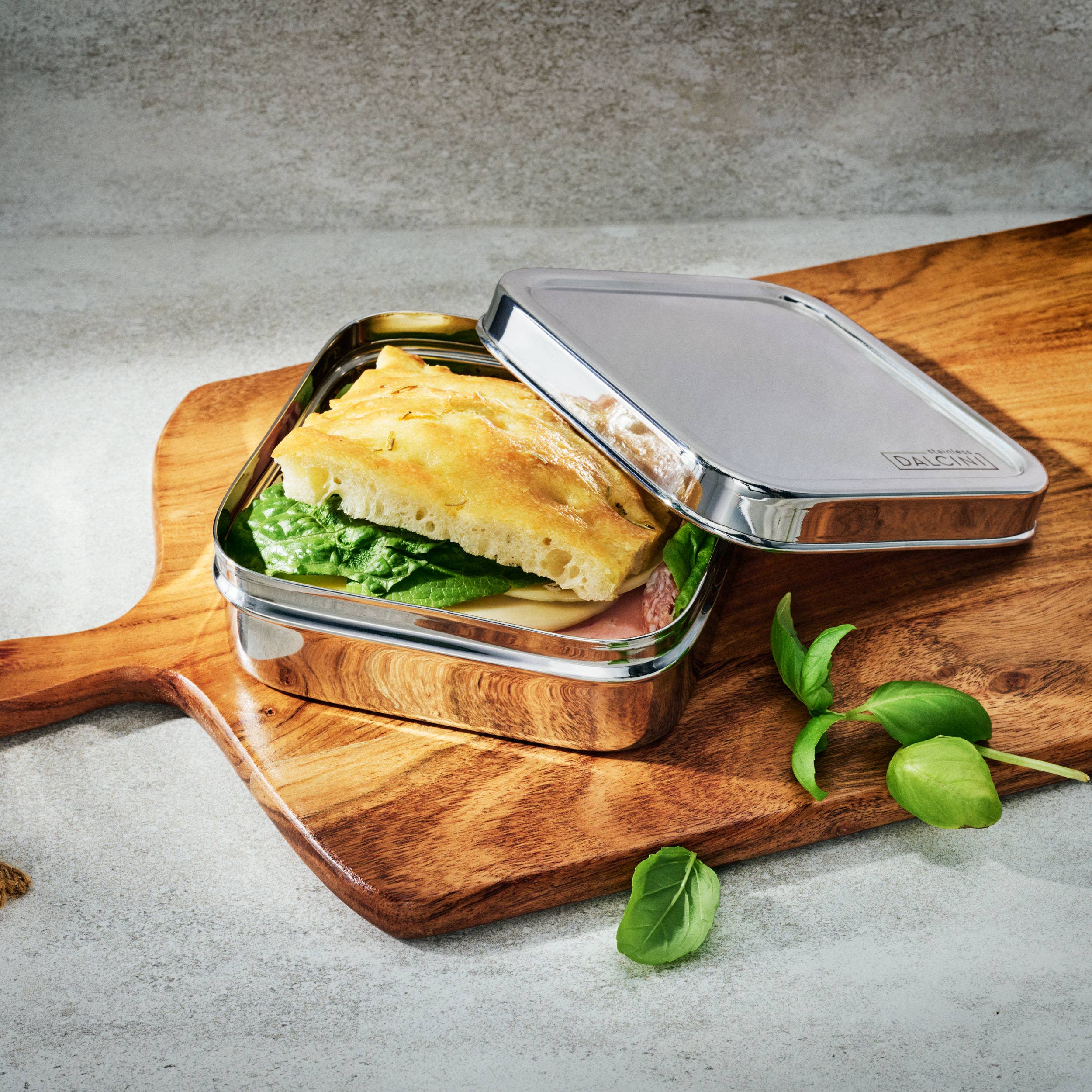 Sandwich Square Stainless Steel Container – EarthShopp