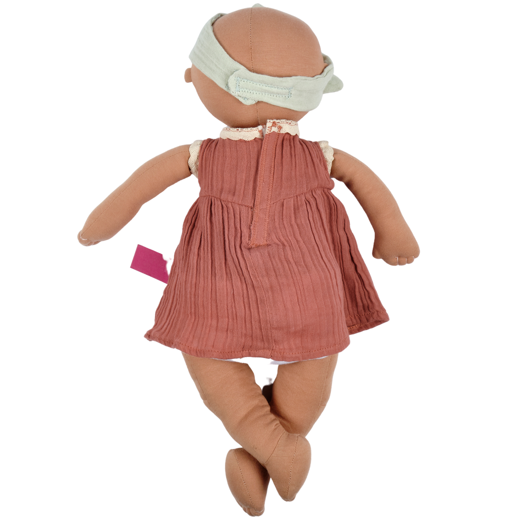 organic, soft baby doll toy