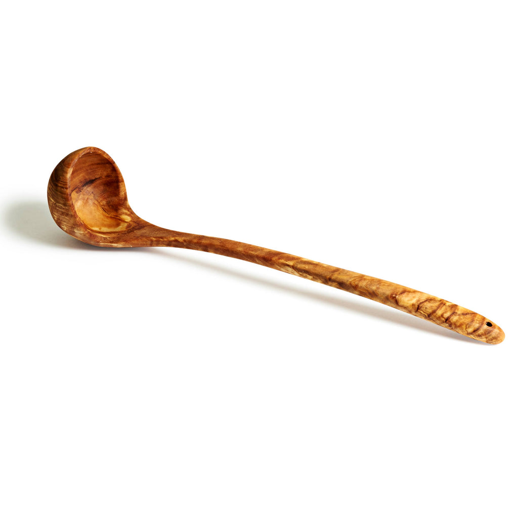 Natural OliveWood - Olive Wood Ladle - 12"