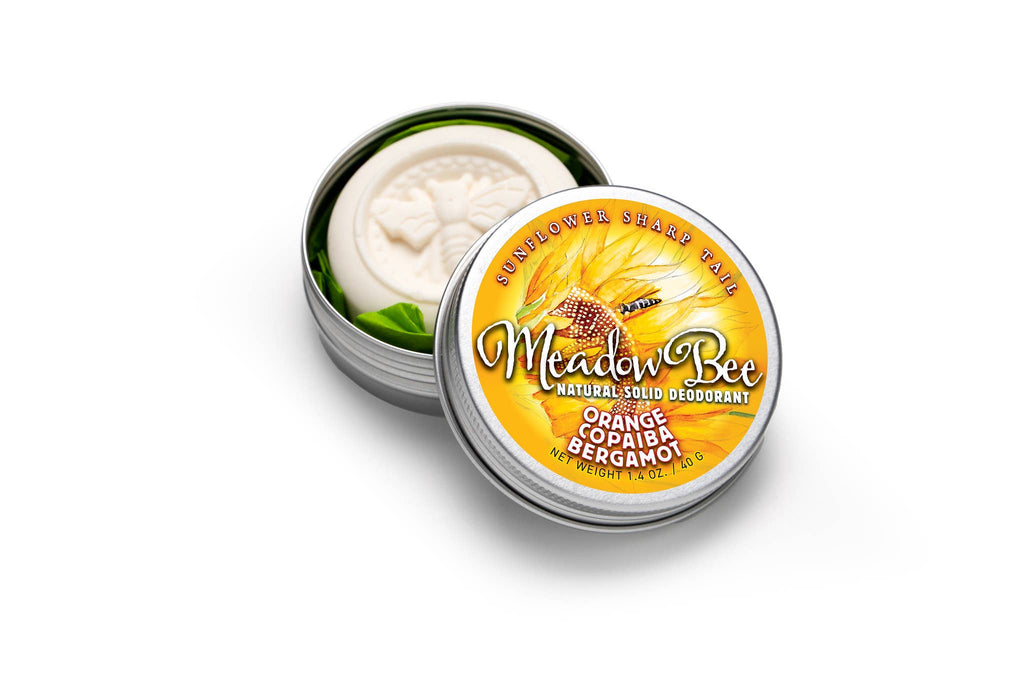 Meadow Bee - Sunflower Sharp Tail Meadow Bee Solid Deodorant- Citrus