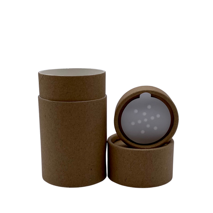 2oz Kraft Paper Shaker Tube (60g) – Plastic-Free & Compostable