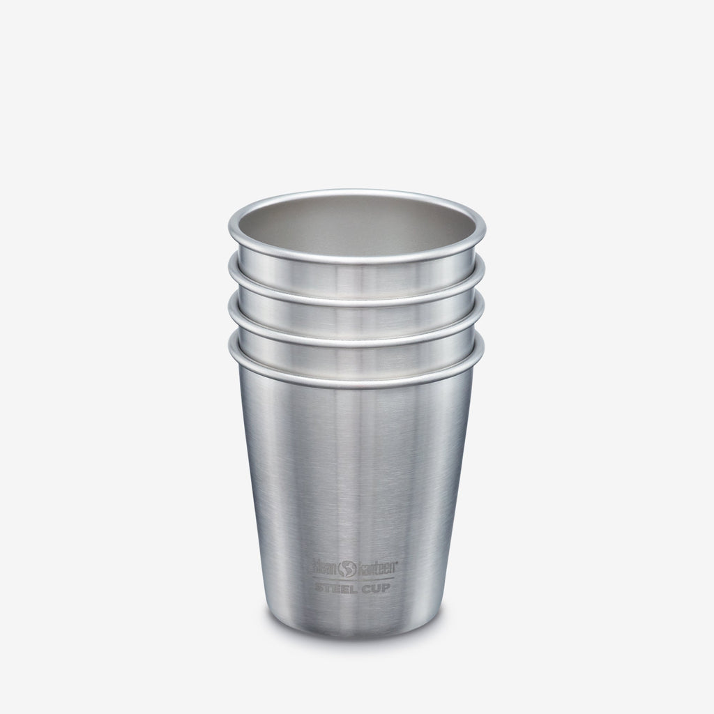 Stainless Steel 10oz Cup Set – 4 Pack