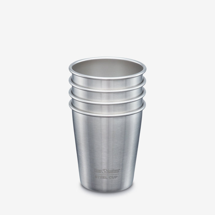 Stainless Steel 10oz Cup Set – 4 Pack