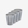 Stainless Steel 10oz Cup Set – 4 Pack