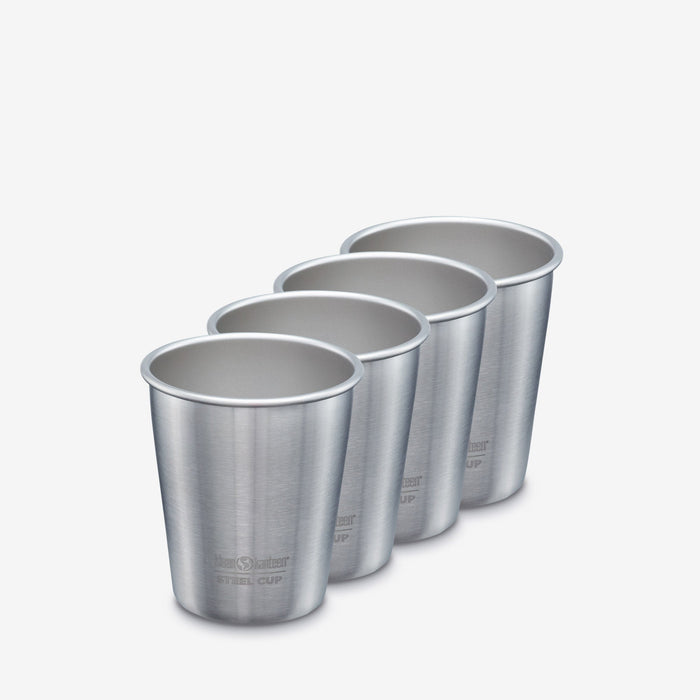 Stainless Steel 10oz Cup Set – 4 Pack