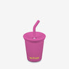 10oz Reusable Kid’s Cup with Straw Lid – Stainless Steel