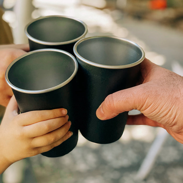 Reusable 16oz Stainless Steel Pint Cup