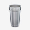 Stainless Steel Pint Cups – 4 Pack