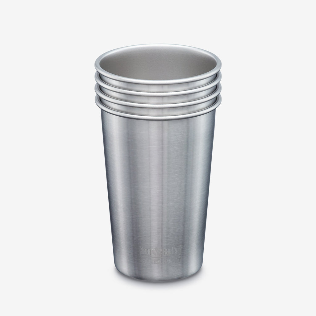 Stainless Steel Pint Cups – 4 Pack