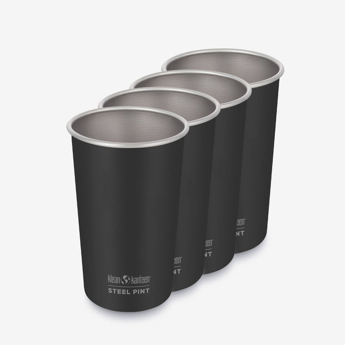Stainless Steel Pint Cups – 4 Pack