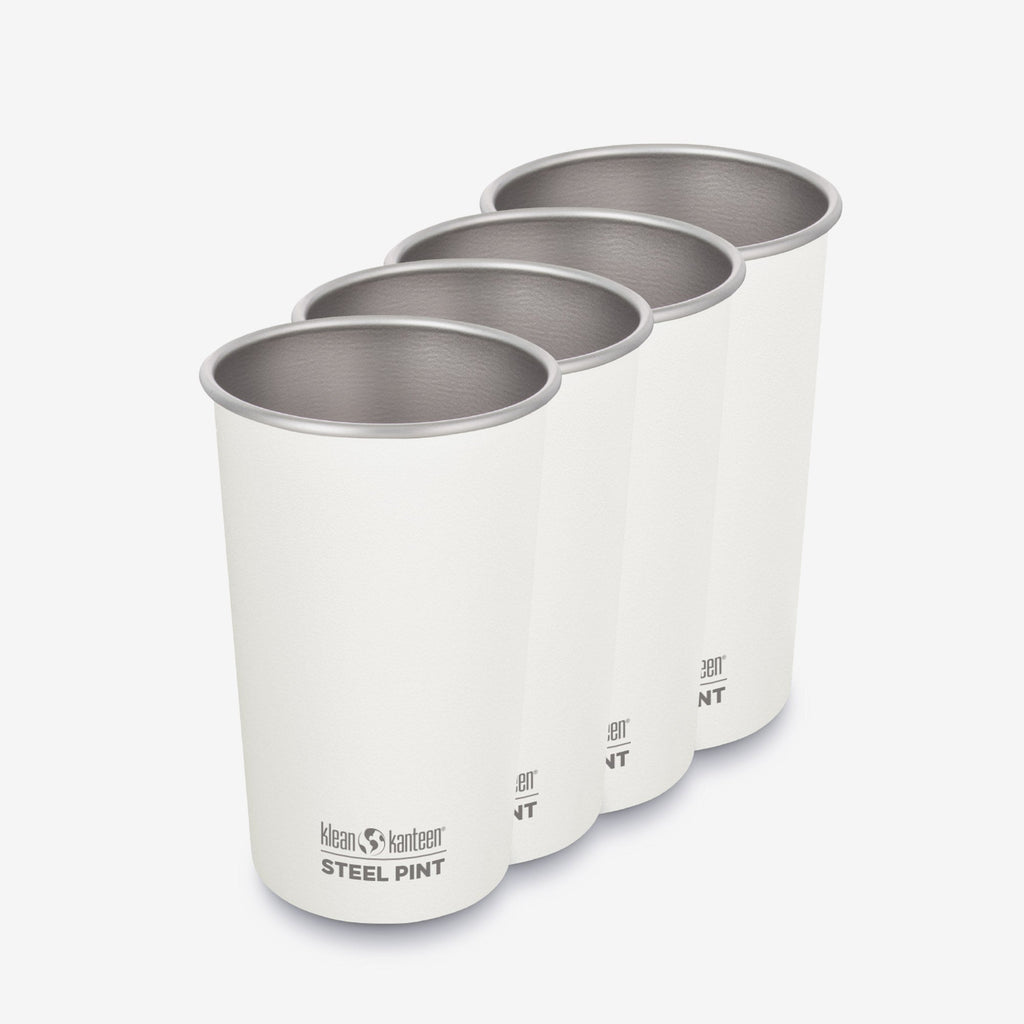 Stainless Steel Pint Cups – 4 Pack