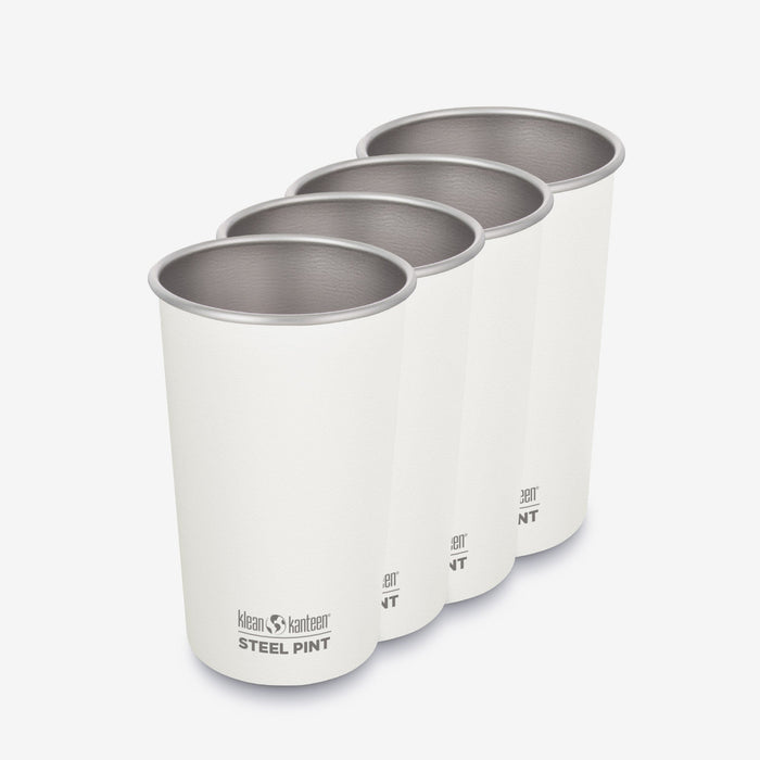 Stainless Steel Pint Cups – 4 Pack