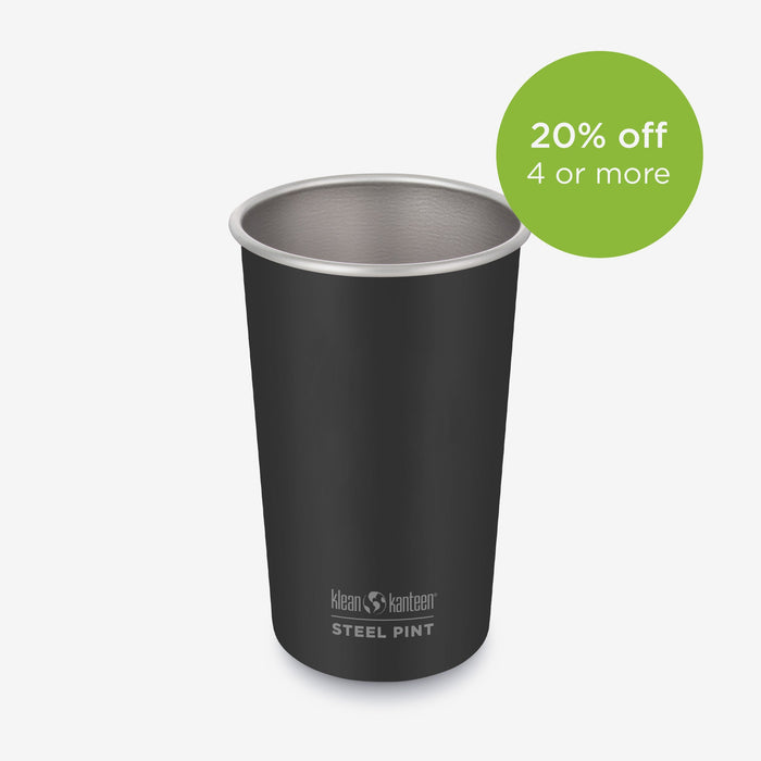 Reusable 16oz Stainless Steel Pint Cup