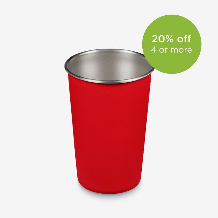 Reusable 16oz Stainless Steel Pint Cup