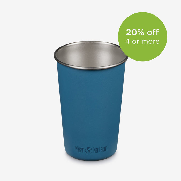 Reusable 16oz Stainless Steel Pint Cup
