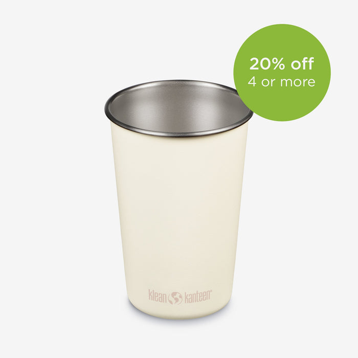 Reusable 16oz Stainless Steel Pint Cup
