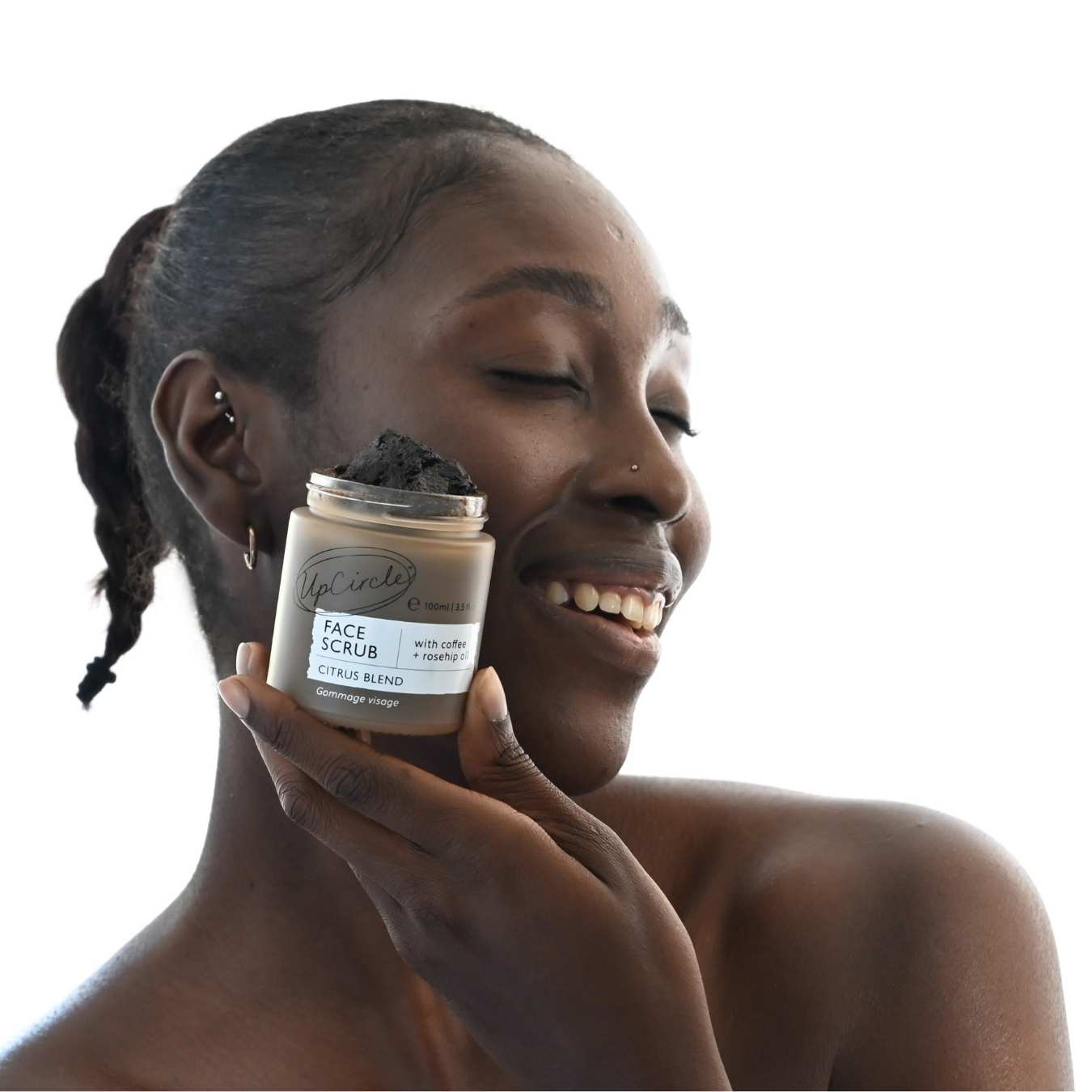 Natural Face Scrub – Citrus Blend for Dry Skin