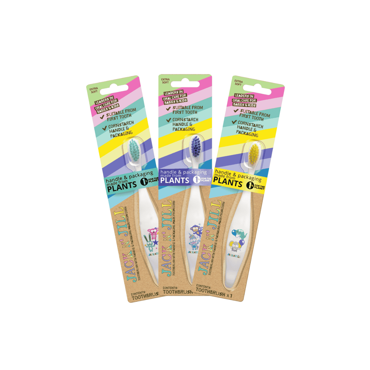Jack N' Jill Kids &amp; NFco - Jack N' Jill Kids Toothbrush - Characters Vary
