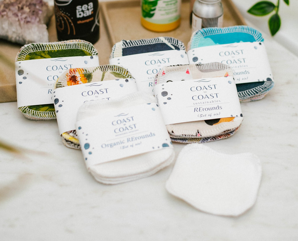 Reusable Organic Cotton Face Rounds – Zero Waste Skincare Essentials