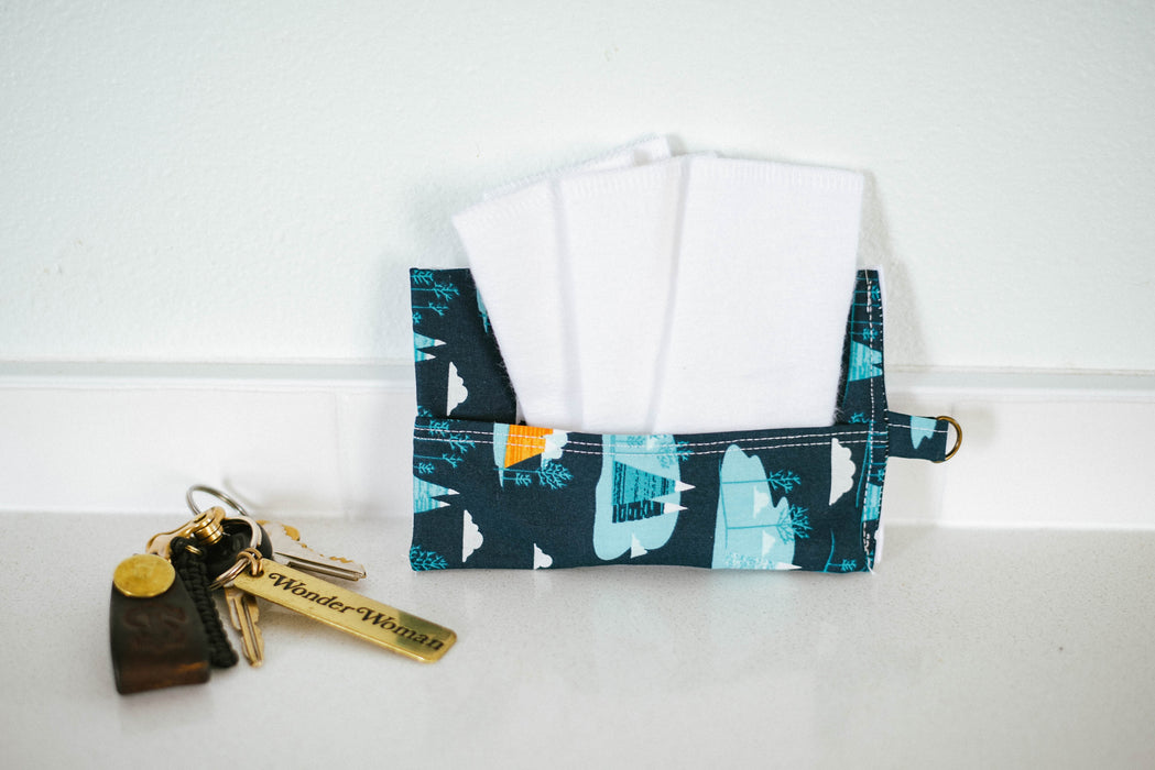 Reusable Tissues Travel Set – Eco-Friendly Pocket Pack