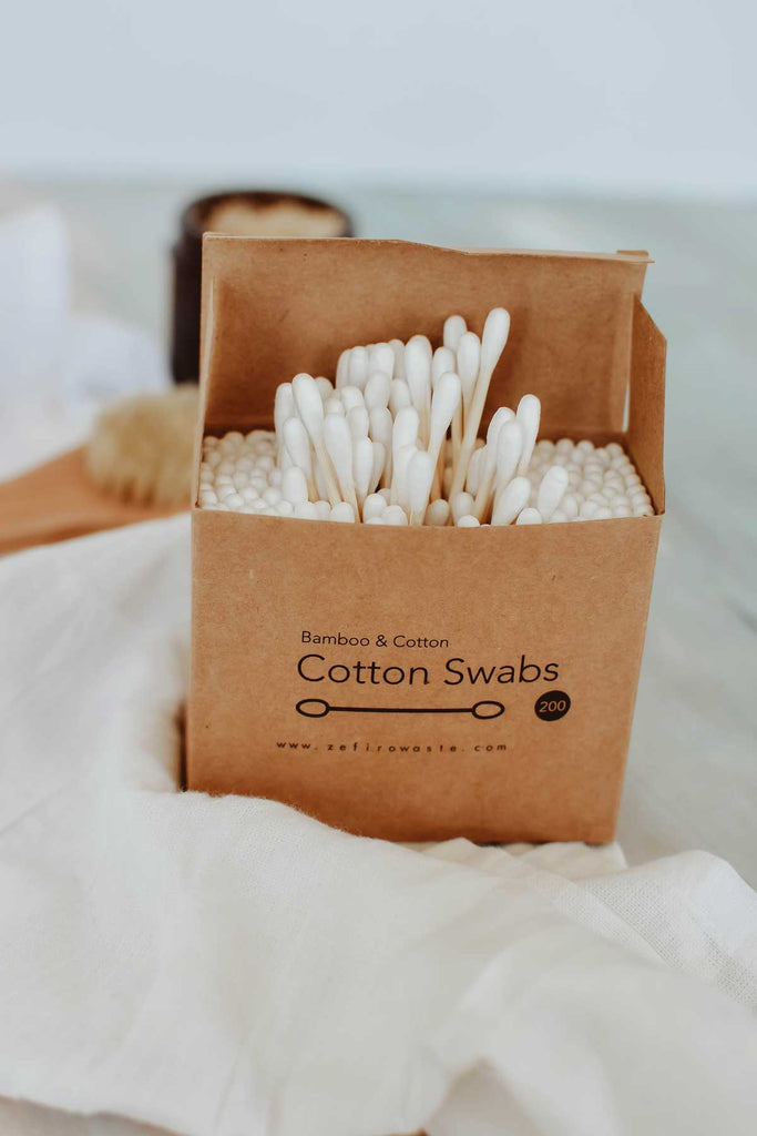Bamboo Ear Buds | Plastic-Free Cotton Swabs | Compostable & Vegan