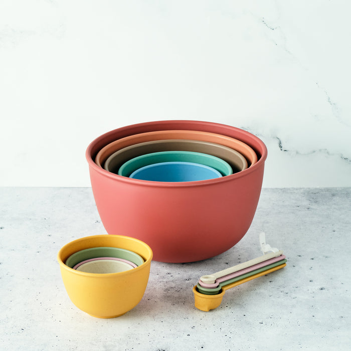 Astrik Baking Bundle (5 Bowls + Measuring Duo Set)