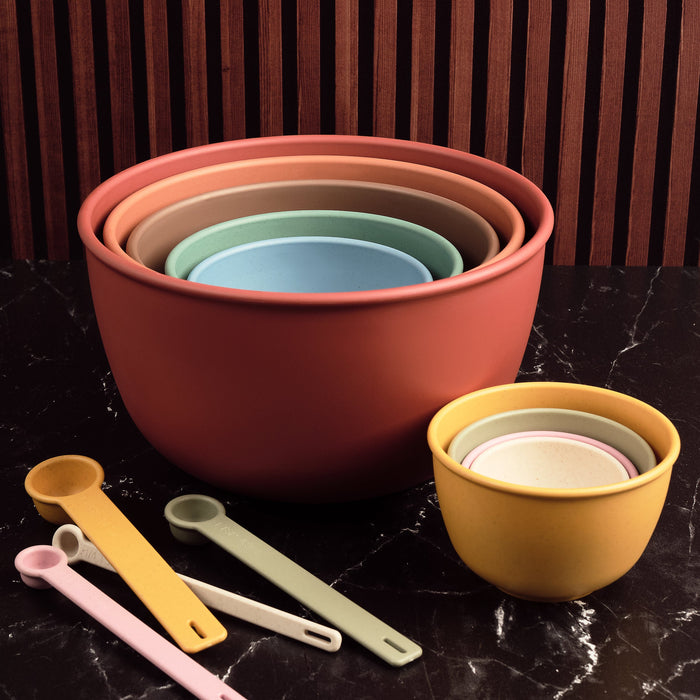 Astrik Baking Bundle (5 Bowls + Measuring Duo Set)