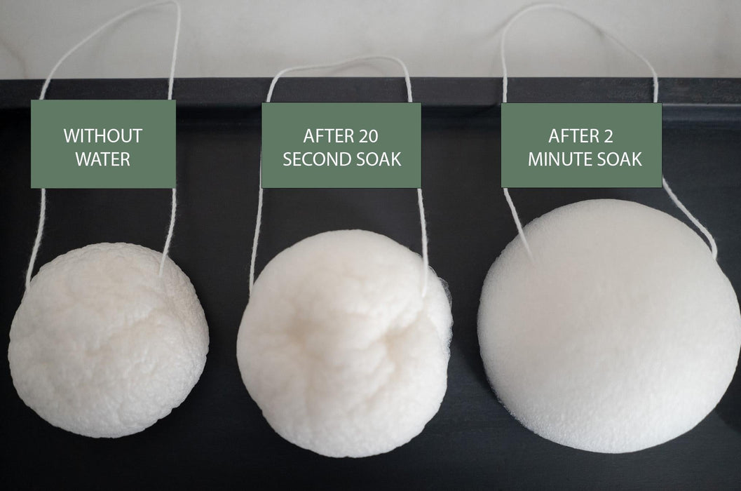 LUNA Facial Sponge – White