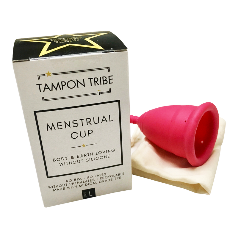 Menstrual Cup – Medium | Silicone-Free Reusable Period Cup | 12-Hour Protection