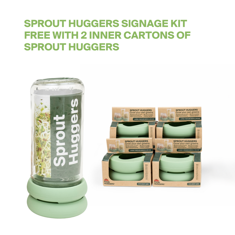 Reusable Silicone Sprouting Lids | Mason Jar Sprout Kit