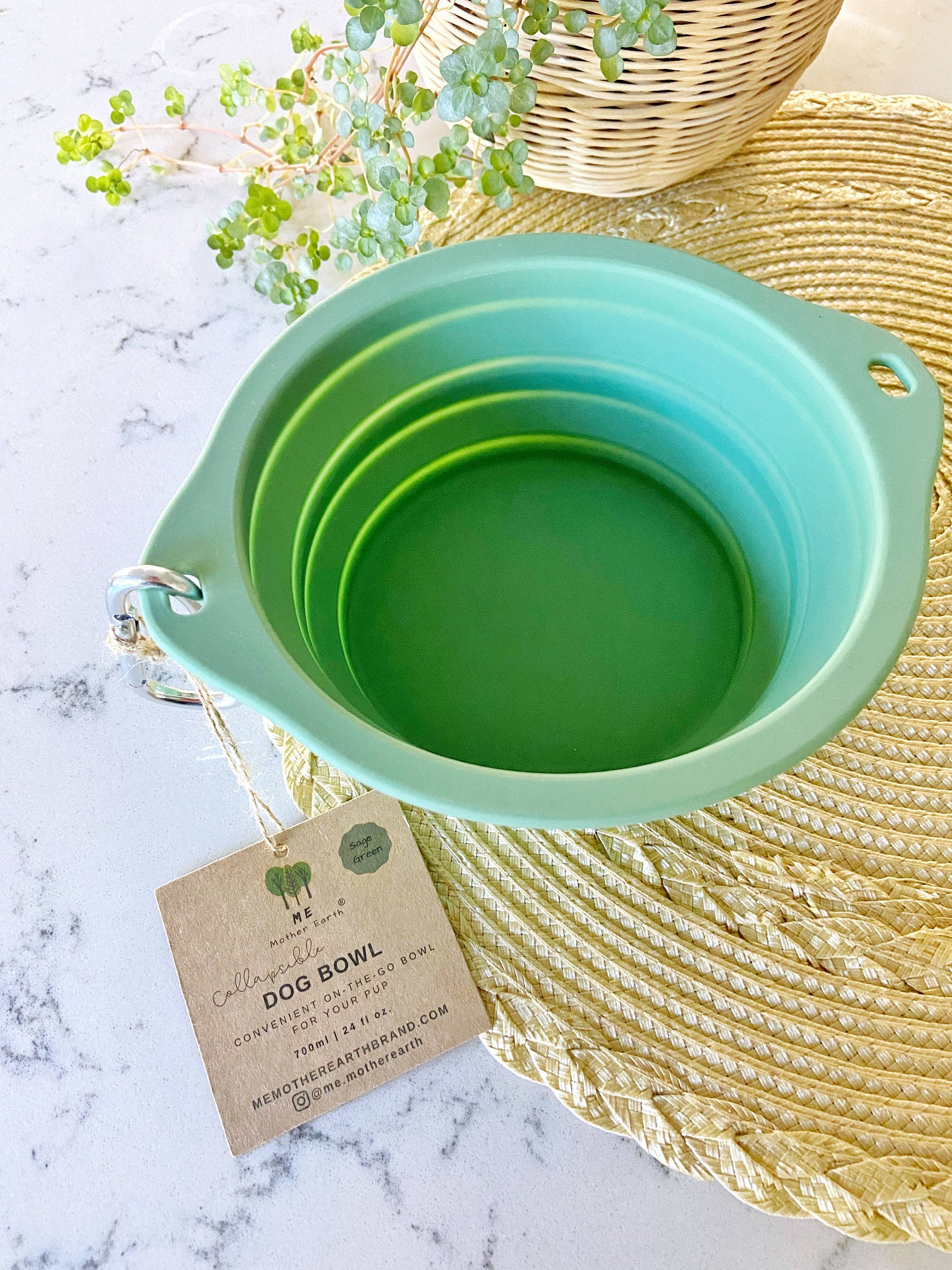Me Mother Earth - Collapsible Silicone Dog Bowl