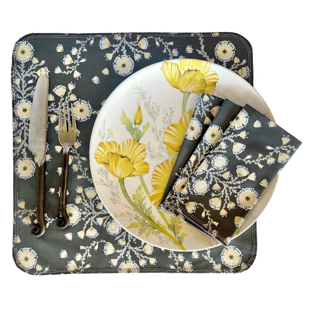 Reusable Cotton Napkins – Eco-Friendly Set of 4