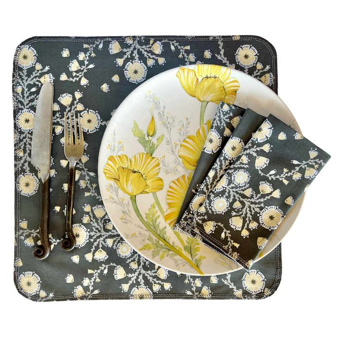 Reusable Cotton Napkins – Eco-Friendly Set of 4