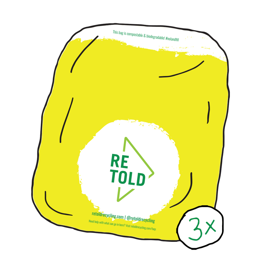 3-Bag Textile Recycling Bundle – Eco-Friendly Clothing Disposal