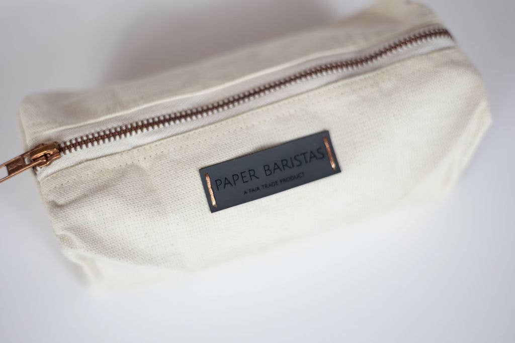 Recycled Canvas Pencil Bag | Leak-Proof, Washable &amp; Eco-Friendly