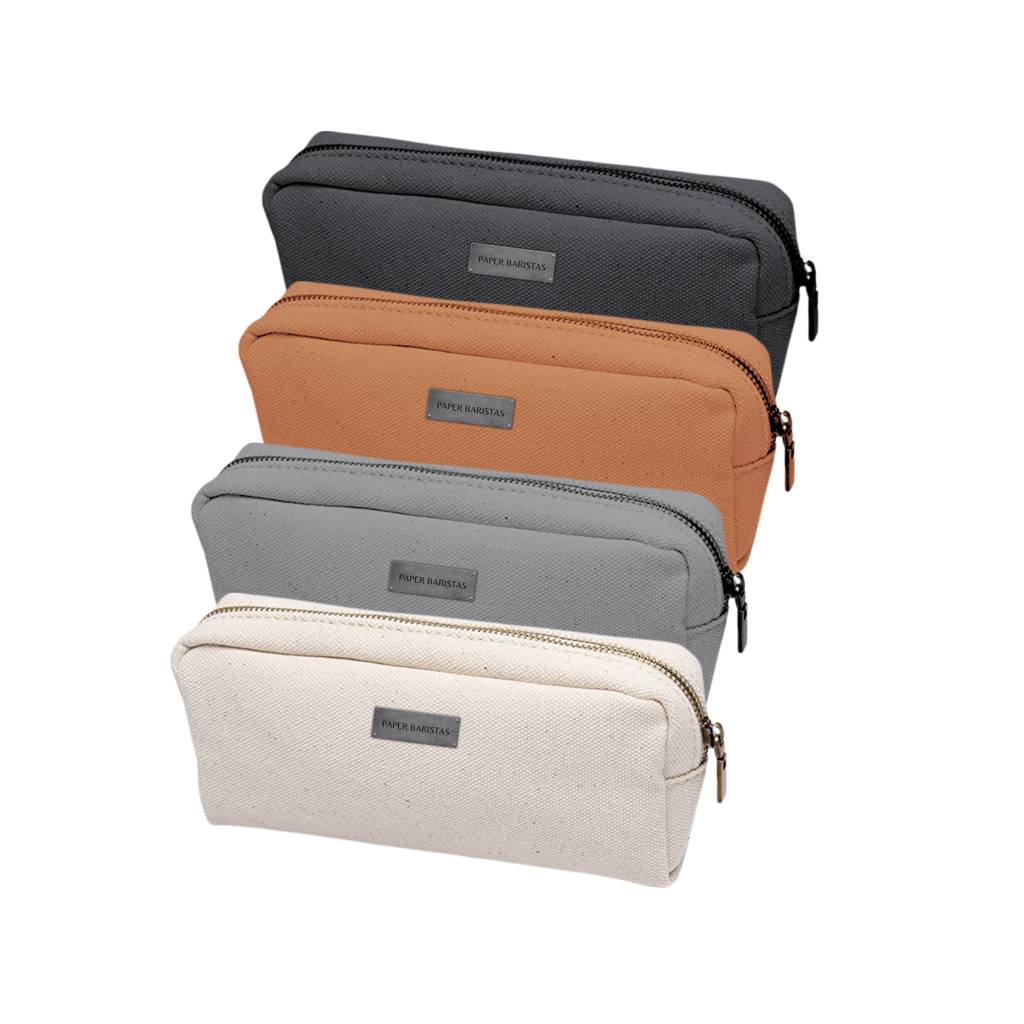 Recycled Canvas Pencil Bag | Leak-Proof, Washable & Eco-Friendly