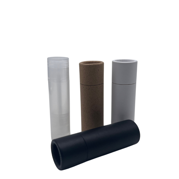.15oz Kraft Push-Up Lip Balm Tube (4.25g) – Plastic-Free & Compostable