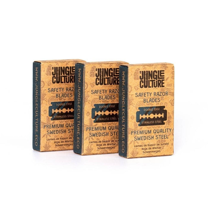 Jungle Culture - Pack of 10 Double Edge Safety Razor Blades | Jungle Culture