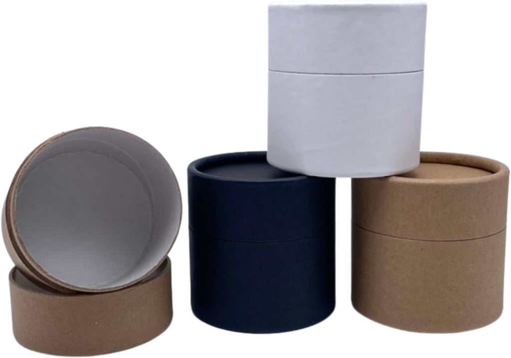Eco-Friendly 4 oz Kraft Paper Jars | Plastic-Free Packaging