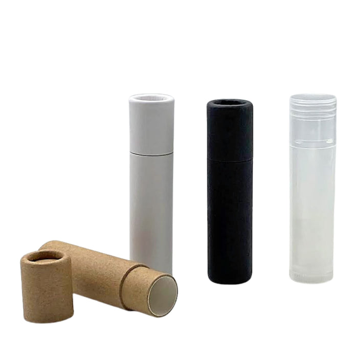 .2 oz / 5 g Eco-Friendly Lip Balm Paper Tubes | Compostable & Plastic-Free