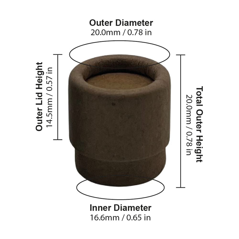 .1 ounce / 3 g Micro Paper Jars for Samples