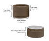Eco-Friendly Kraft Paper Jar | 0.75 oz Compostable Packaging