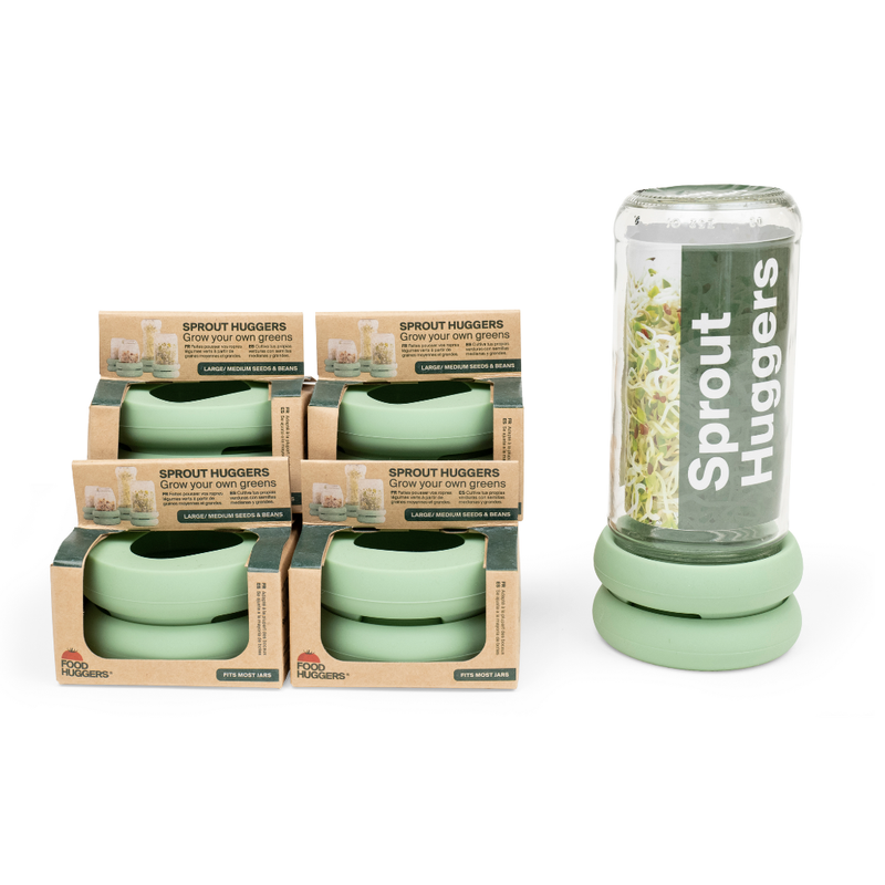 Reusable Silicone Sprouting Lids | Mason Jar Sprout Kit