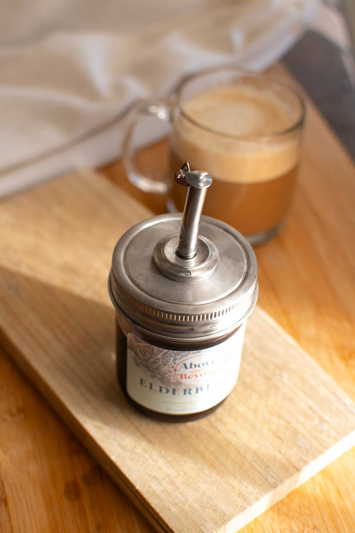 Zefiro - Mason Jar - Self closing pour spout